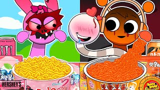 Incredibox Sprunki OC New LOVE Mod! Pinki x Oren Edition Unique Convenience Store Feast Animation