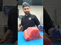 Cut Tuna block For Sushi & Sashimi #shorts #tuna #sushi #sashimi #sushimansantosh #viral #tranding