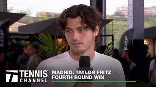 Taylor Fritz Reaches His 10th Career ATP Masters 1000 Quarterfinal | 2024 Madrid 4th Round