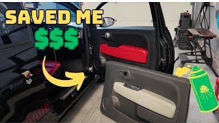 How to dismantle, paint and swap Fiat/Abarth door card!