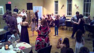 Alyssa busting a move to Justin B.