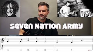 How to play beginner guitar Seven Nation Army The White Stripes