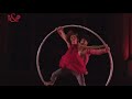 Sensual cyr wheel duo