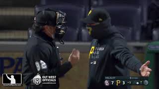 Ejection 023 - Phillip Evans Ejected After Beeline To Umpire James Hoye Post-Strikeout