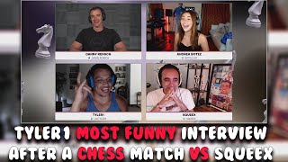 TYLER1 Most Hyped & Funny Interview After His Chess Match Against Squeex In A Chess Tourney