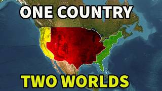 How Geography Split America Into Two Worlds.