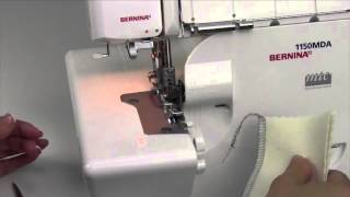 Bernina Serger 1150 6 Starting to Serge