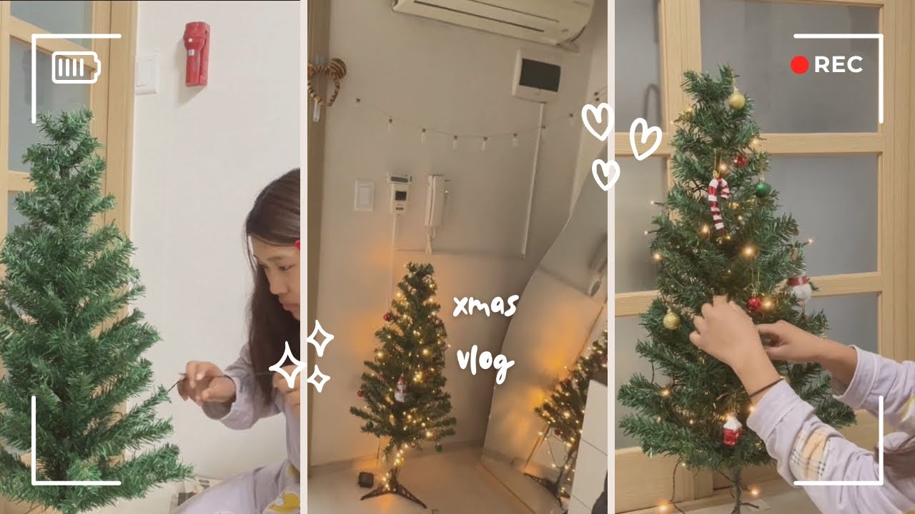 Decorating Mini Christmas Tree Vlog Youtube