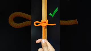 How to tie knot DIY at home #shorts