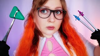 АСМР Незабываемый прием НЕВРОЛОГА 🔦 ASMR doctor nerve exam ❗