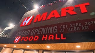 [POV] Grocery Shopping & Walkthrough at H-Mart GRAND OPENING in Dallas, TX