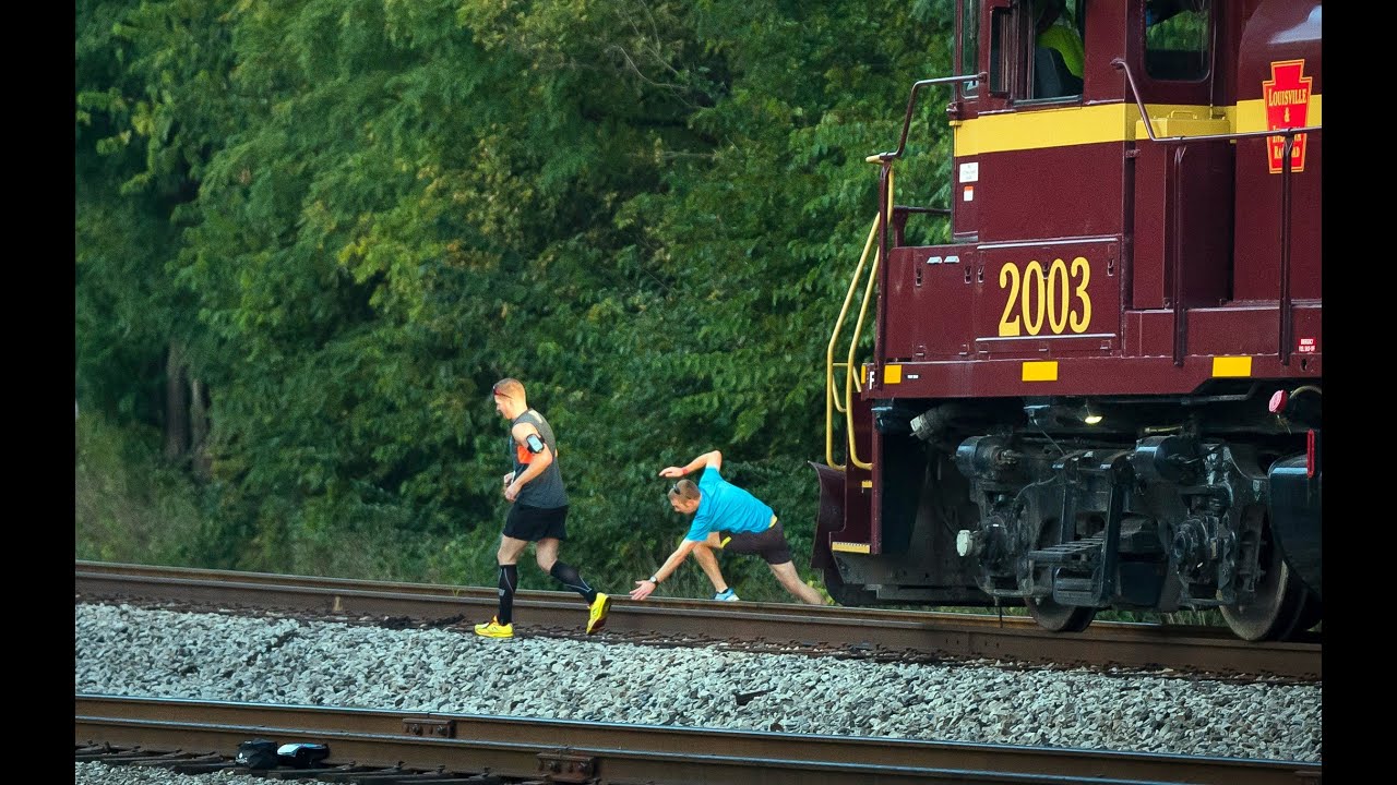 Almost Getting Hit By A Train Youtube
