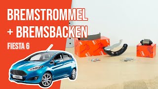 Wie Fiesta 6 hintere Trommelbremse wechseln 🚗