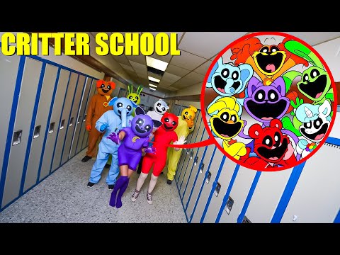 I CAUGHT CATNAP AND SMILING CRITTERS AT SCHOOL IN REAL LIFE! (POPPY PLAYTIME CHAPTER 3)
