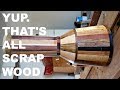 DJEMBE BUILD w/ SIMPLE TOOLS & SCRAP WOOD, Part 2