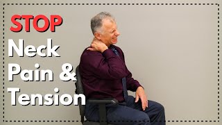 STOP Neck Pain \u0026 Tension at Your Desk with 3 Easy Steps