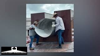 Wharton County Veterans Memorial on Courthouse Square Recent Upgrades & Rededication.