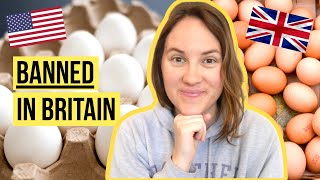 why American eggs are banned in Britain // UK vs USA EGGS!