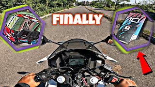 Gopro hero 10 black Unboxing video 😍 ||gopro hero 10 review || Best Moto 🏍💟 Vlogging Setup On Helmet