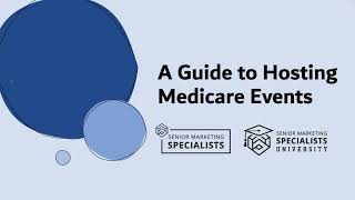 A Guide to Hosting Medicare Events