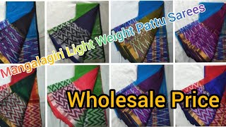 Pure Mangalagiri Light Weight Pattu Sarees #ChiralaSarees #SVR