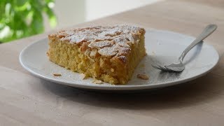 Zitronen Mandel Kuchen (ohne Mehl) || Lemon Almond Cake (no flour) || [ENG SUBS]