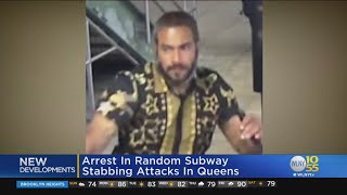 Arrest made in random subway stabbing attacks in Queens