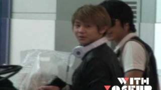 [10.04.28][FANCAM] BEAST @ Incheon Airport to LA [Yo Seob cam]