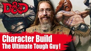 Ultimate Tough Guy Character Build- Barbarian Monk| D&D Character Build