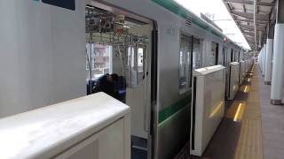 営業運転開始！東京メトロ綾瀬支線05系綾瀬駅発車(フルHD） のコピー