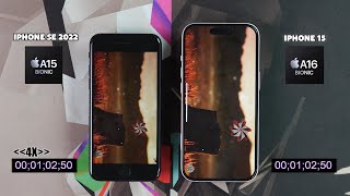 iPhone 15 vs iPhone SE 2022 AnTuTu Benchmark Scores