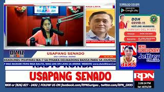 USAPANG SENADO with CELY ORTEGA – BUENO @ RPN DXKS Surigao | October 31, 2020