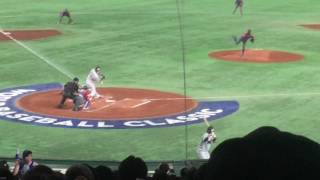 2017/03/07 WBC1次ラウンド（東京プール・日本－キューバ）1回裏の様子