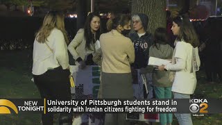 Pitt students stand in solidarity with Iranian citizens fighting for freedom