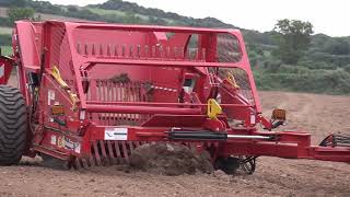 Highline NT60E Rock Picker working in Ireland - Quickly Collect rocks up to 1.2m Wide by 45cm - AMIA