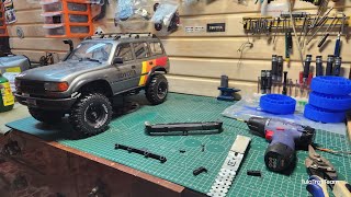 Реставрация крепления бампера land cruiser 80