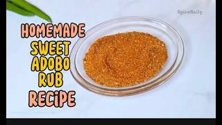 This Sweet Adobo Rub Changes Everything About Flavor! #spicerally