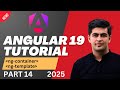 [2025] ng-container ng-template | Angular 19 Tutorial | Part 14