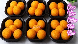 CƠM VIÊN CHIÊN LẮC PHÔ MAI – MÓN ĂN VẶT SÁNG SỚM “CHÁY HÀNG” Ở CỔNG TRƯỜNG | Góc Bếp Nhỏ