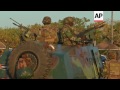 ECOWAS troops in Banjul, people celebrating