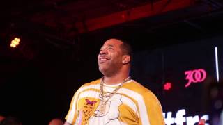 BUSTA RHYMES PERFORMS AT THE 300 ENTERTAINMENT AND VERIZON #FREESTYLE50 CHALLENGE LAUNCH 2017 pt2