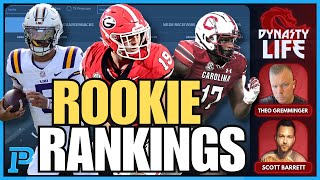 2024 Dynasty Fantasy Football: Top 10 Rookie RB & WR Rankings with Scott Barrett | Expert Analysis