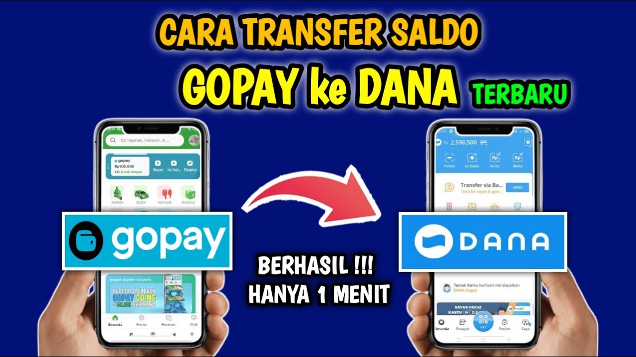 Cara Transfer Gopay Ke Dana ( Cara TF Gopay Ke Dana ) - YouTube