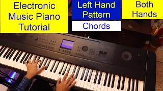 Both Hands Piano Tutorial Left Hand Pattern Piano Lesson #215