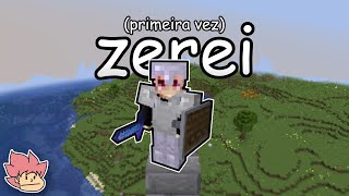 minha primeira vez zerando o minecraft