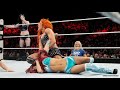 RAW 7.20.15 - Becky Lynch and Paige vs. Naomi and Sasha Banks (1/2)