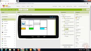 MIT App inventor 2- Accelerometer Car Control App