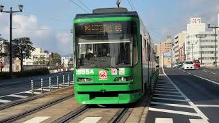 広島電鉄路面電車　2025.01.15 原爆ドーム前