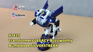 胡服騎射的變形金剛分享時間 1835集 傳世 大黃蜂系列 銀霹靂 Transformers LEGACY Buzzworthy Bumblebee SILVERSTREAK