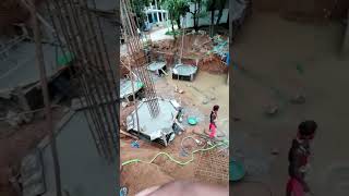 FOUNDATION COLUMN FILLING WITH COLUMN ||  RCC FOOTING || BASEMENT || BUILDING CONSTRUCTION.